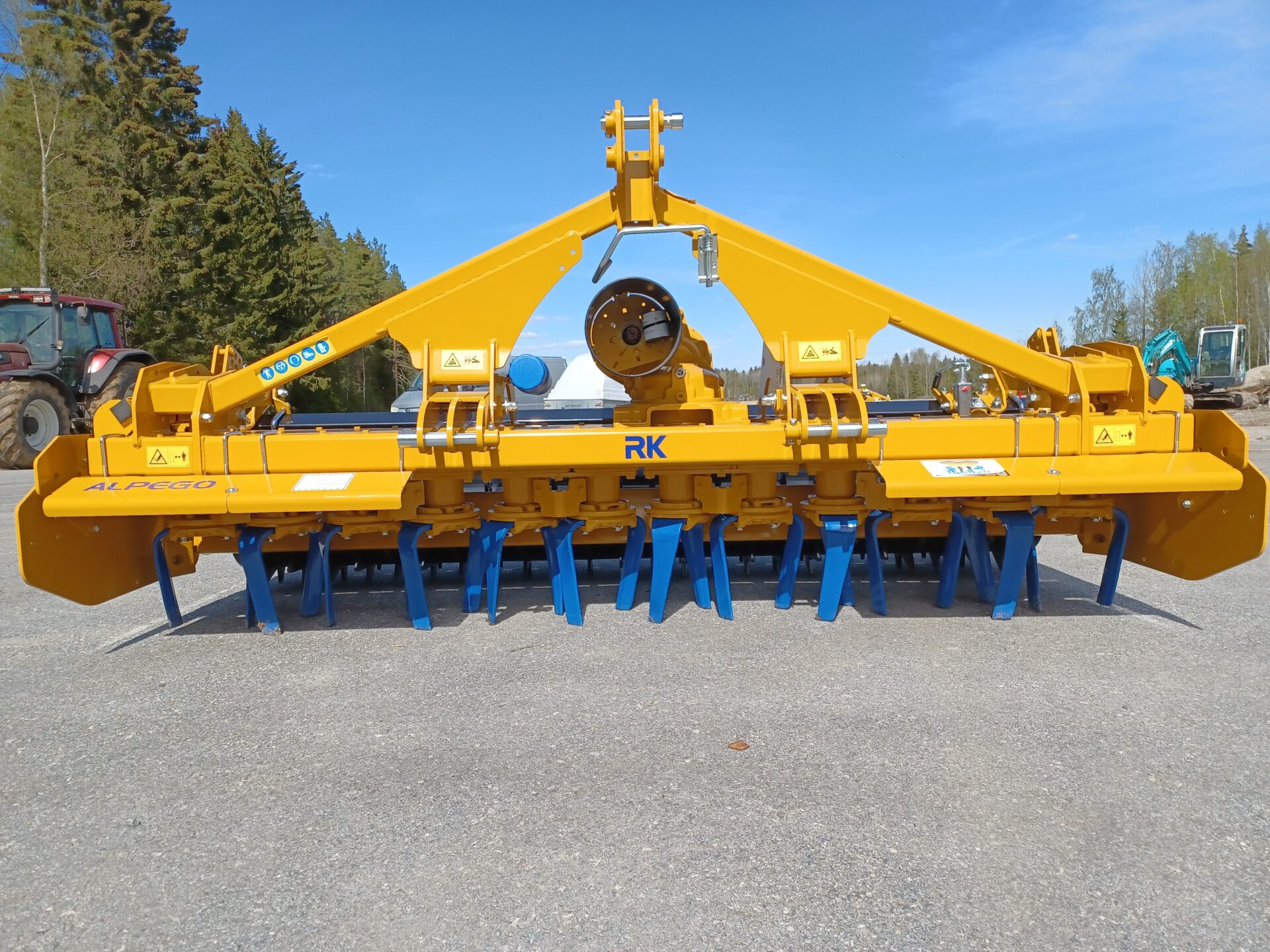 Alpego RK 300 Rapido, 3m vaakatasojyrsin haineväjyrällä - Image 3