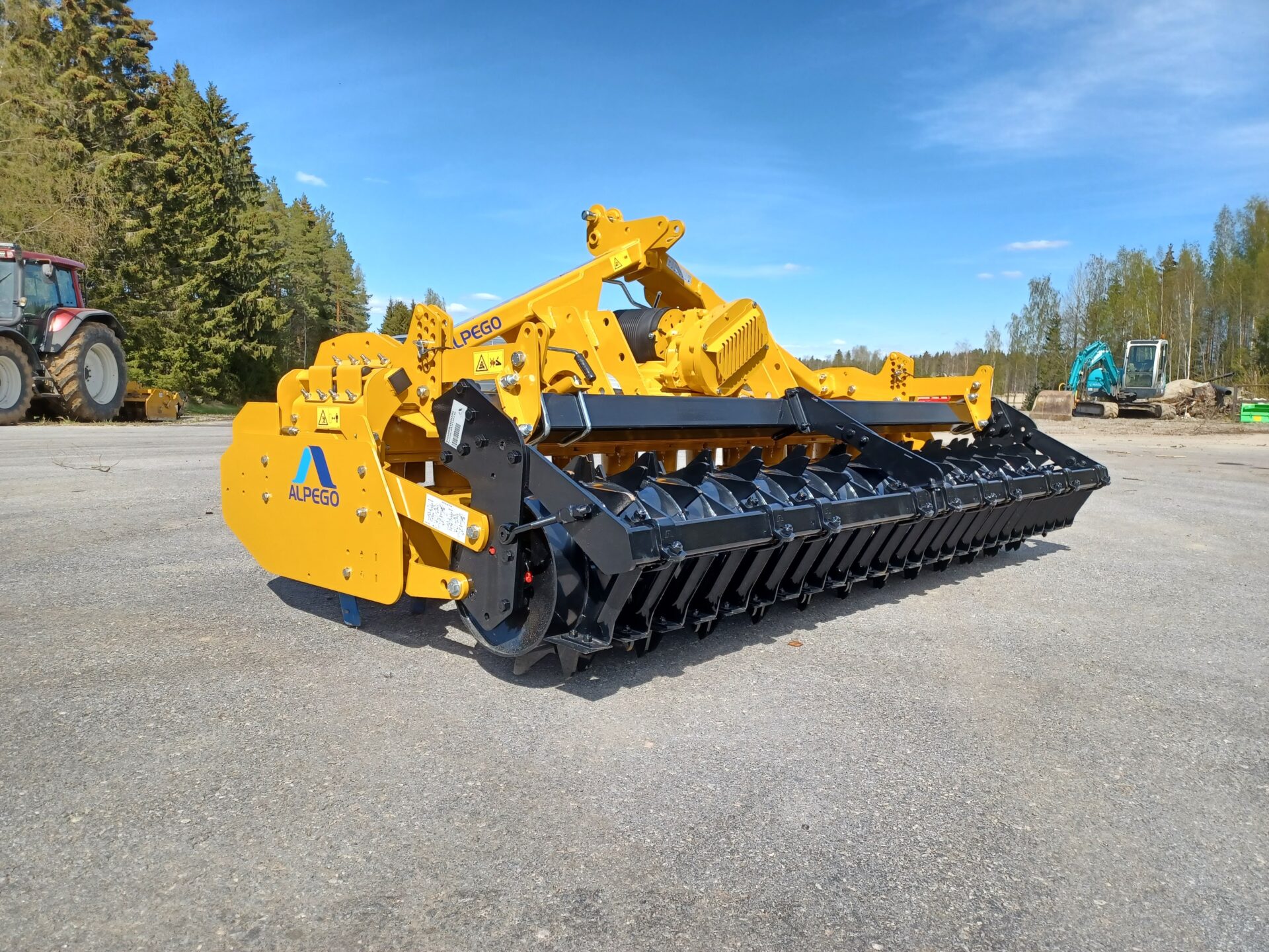 Alpego RK 300 Rapido, 3m vaakatasojyrsin haineväjyrällä - Image 5