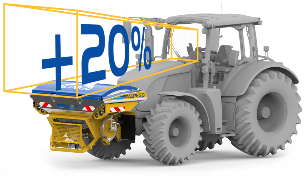 Alpego ASPro etusäiliön näkyvyys