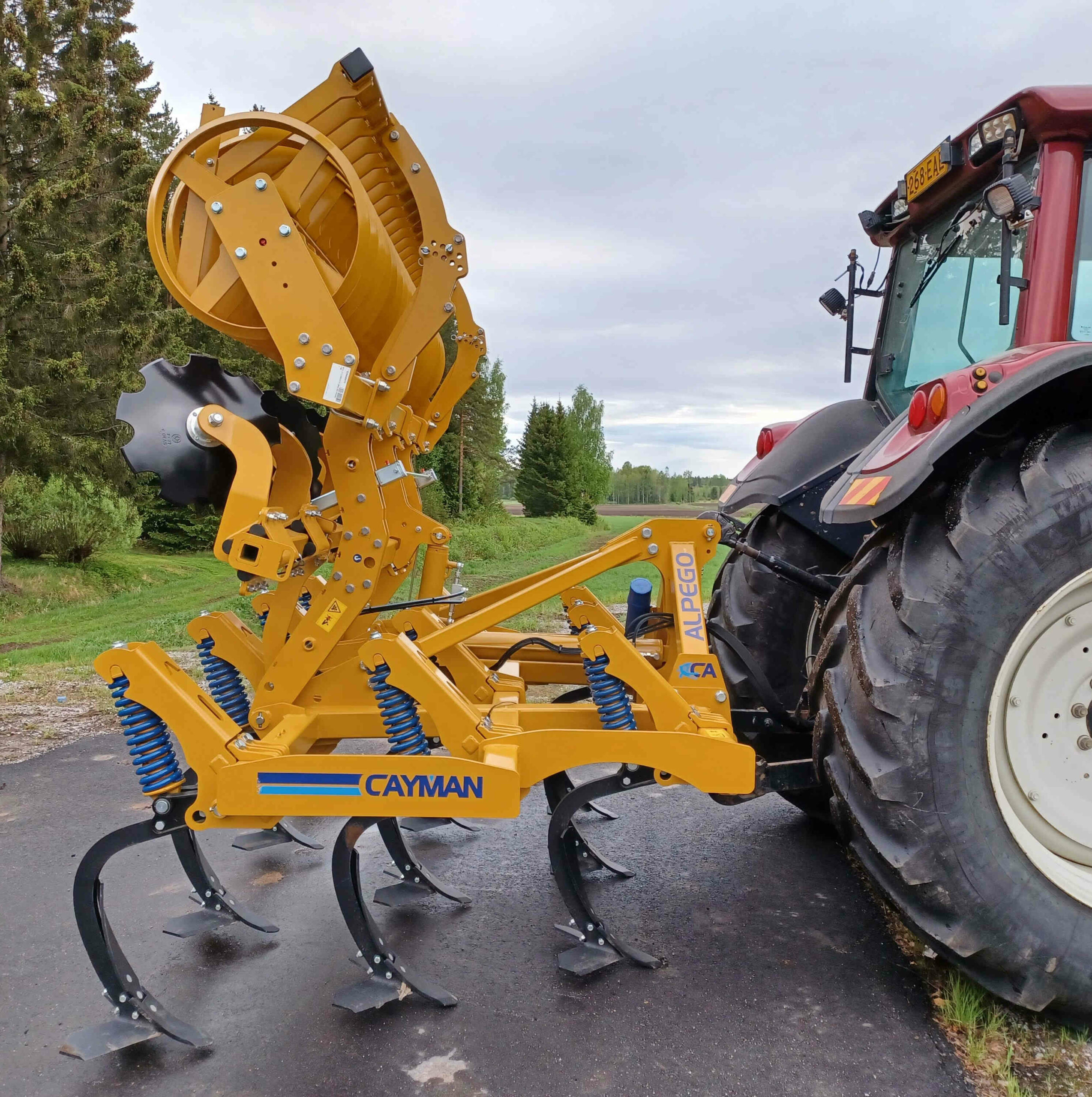 Alpego Cayman Taitettu Kuvattuna Sivulta