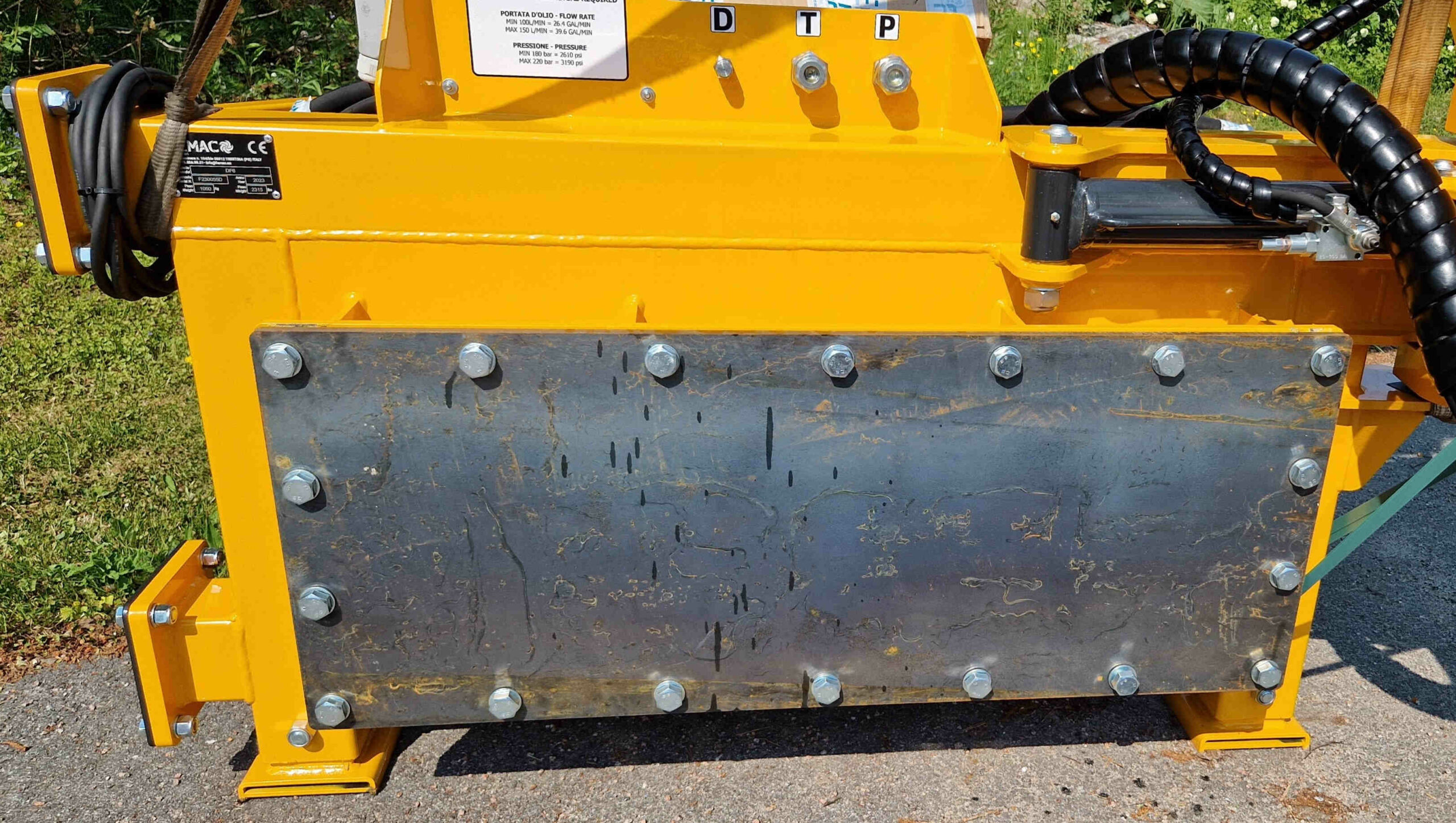 Femac DF6 Kiinnikkeiden paikka