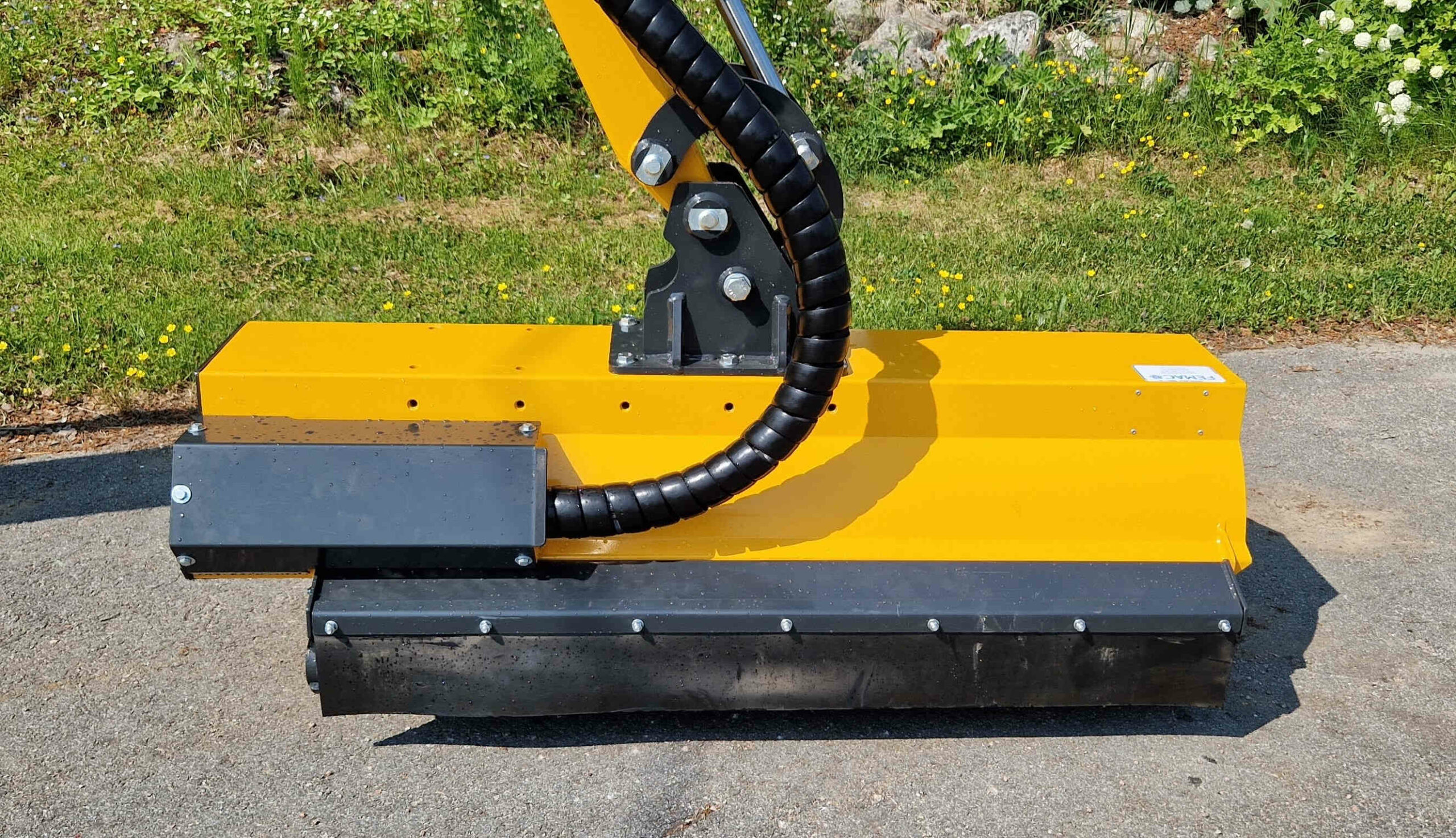 Femac DF6 leikkuupää takaa kuvattuna