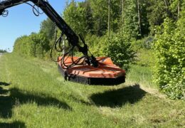 RCH E-Spider ketjumurskainpää tienvarsiniittoon