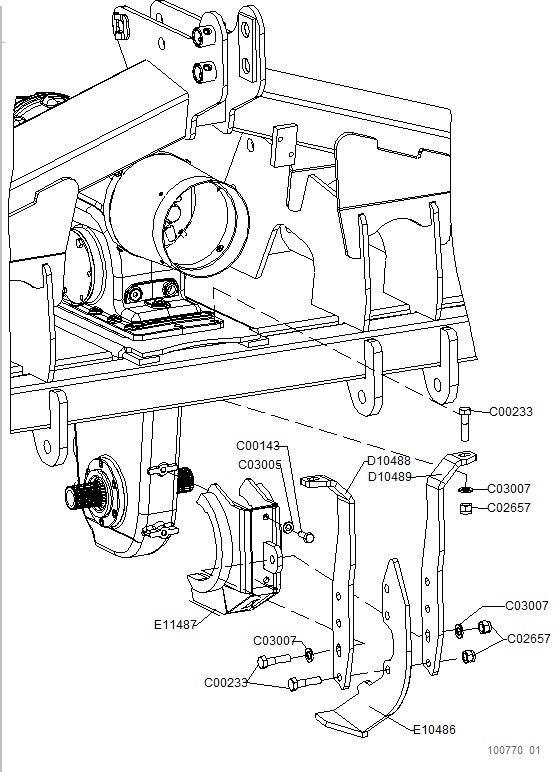 IZ kivenahautaajan keskiteräsarja kevyille maille