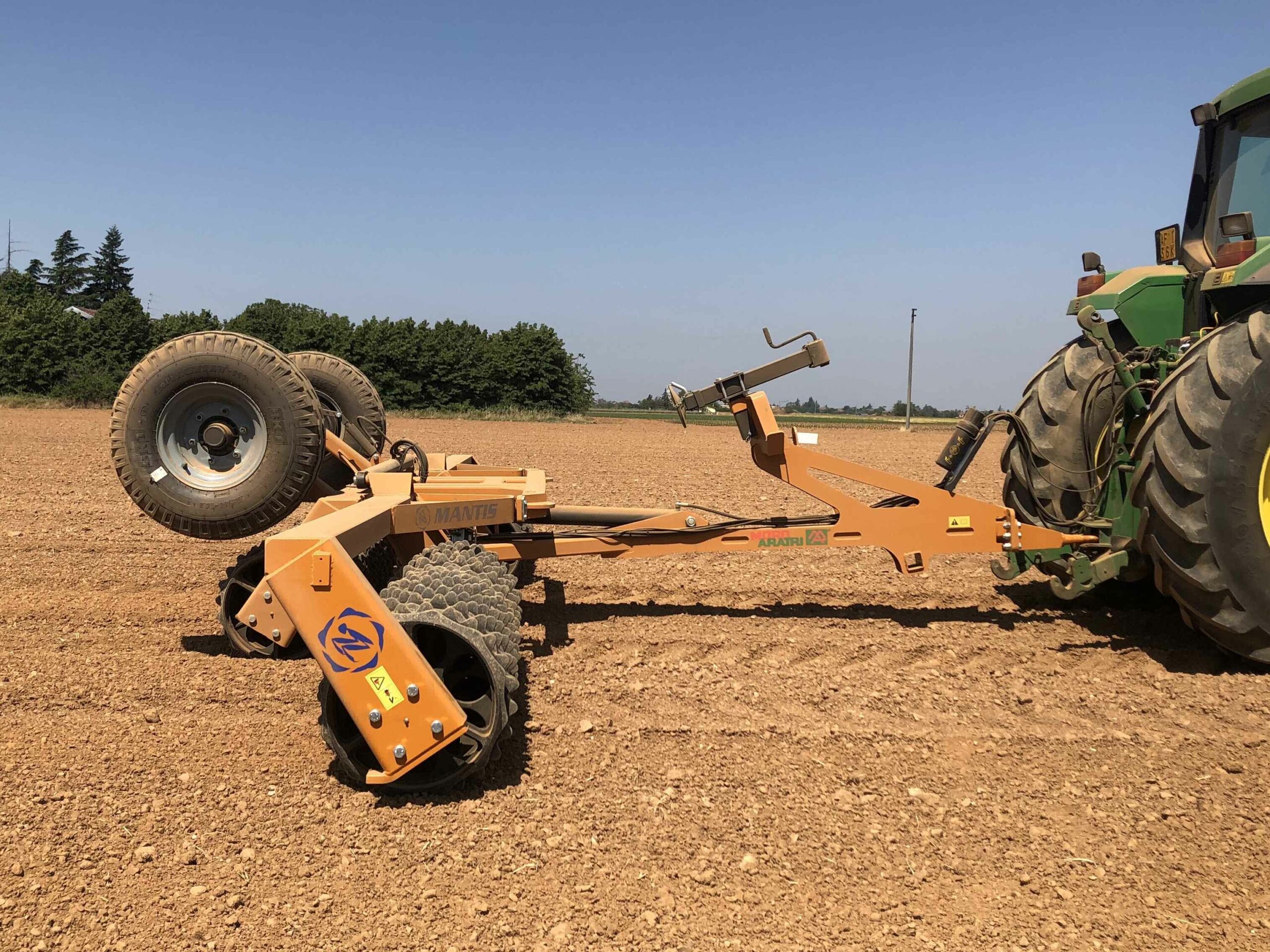 Mantis sivulta pellolla