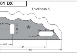 Pystyruuvin terä Peecon, pieni CM0001