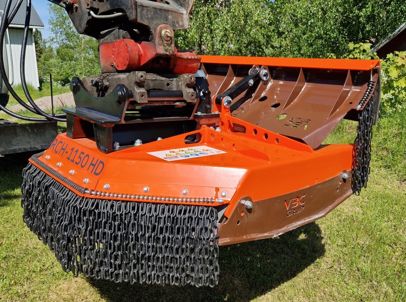 RCH 1150 HD takaviistosta kuvattuna