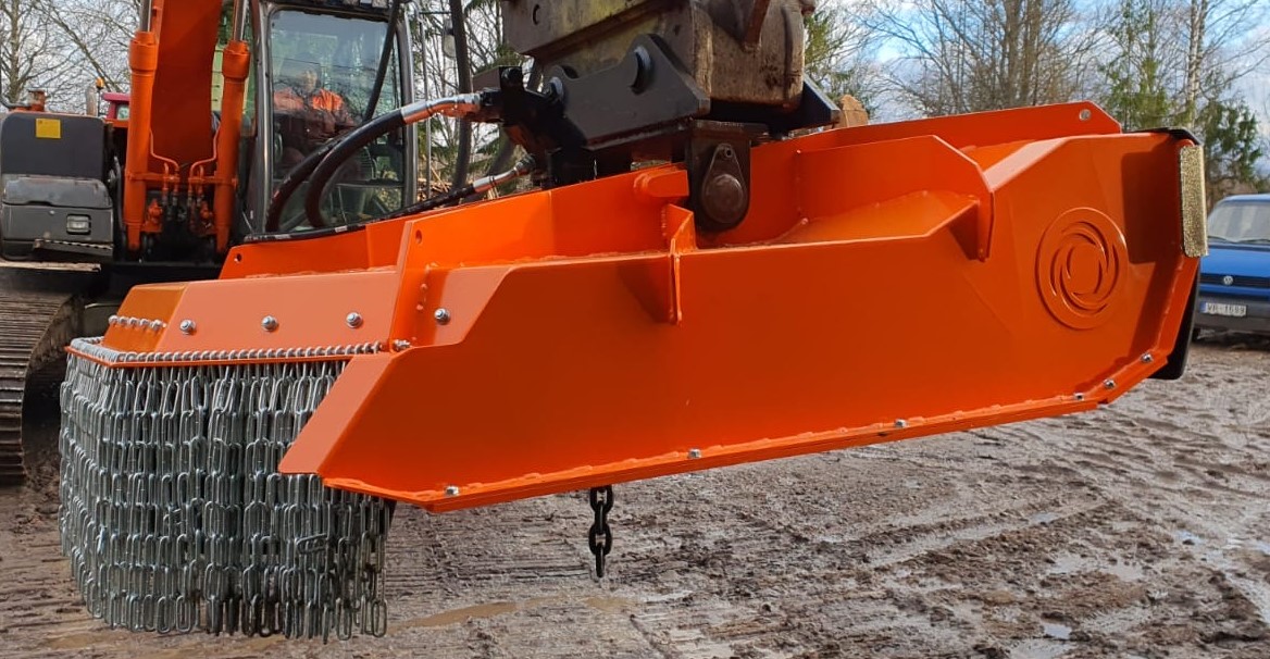 RCH E-Spider ketjumurskainpää tienvarsiniittoon - Image 6