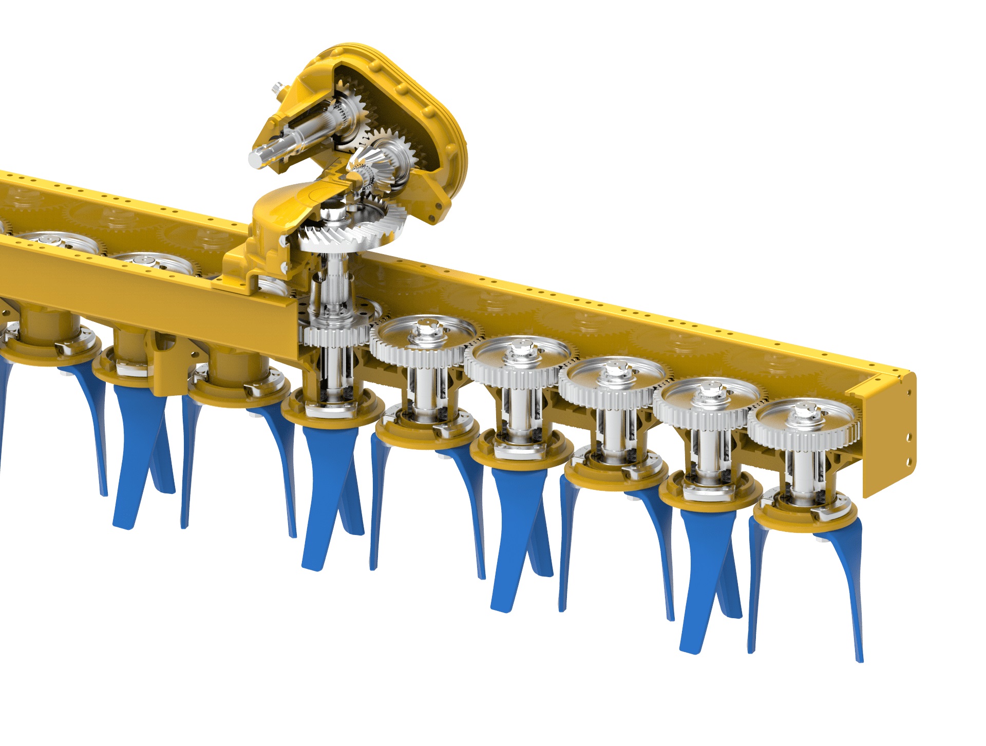 Voimansiirto läpileikkaus